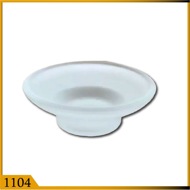SOAP DISH ONLY ROU GLASS (1104)
